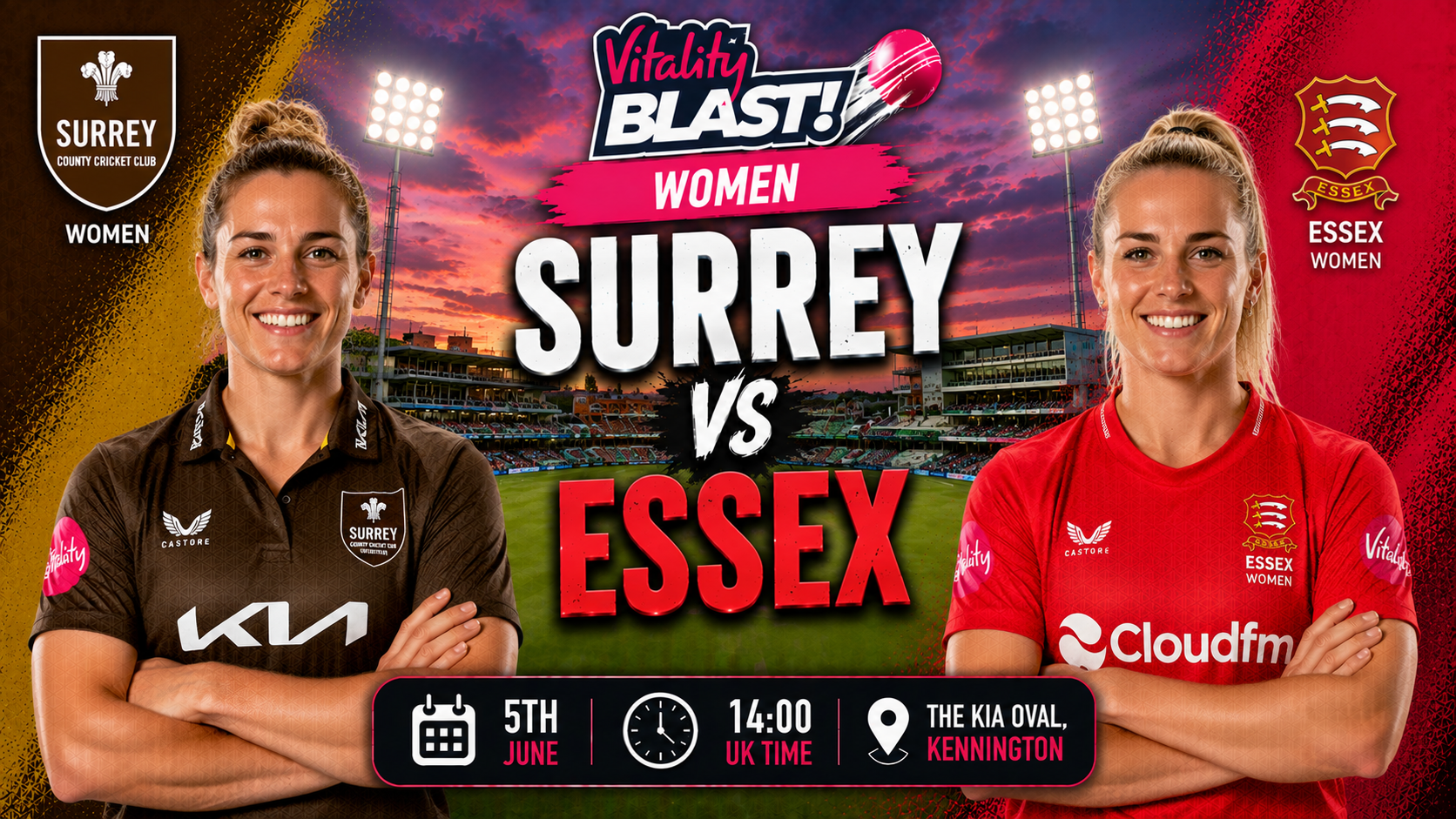 Read more about the article Surrey Women v Essex Women – 5 June – Preview & Prediction