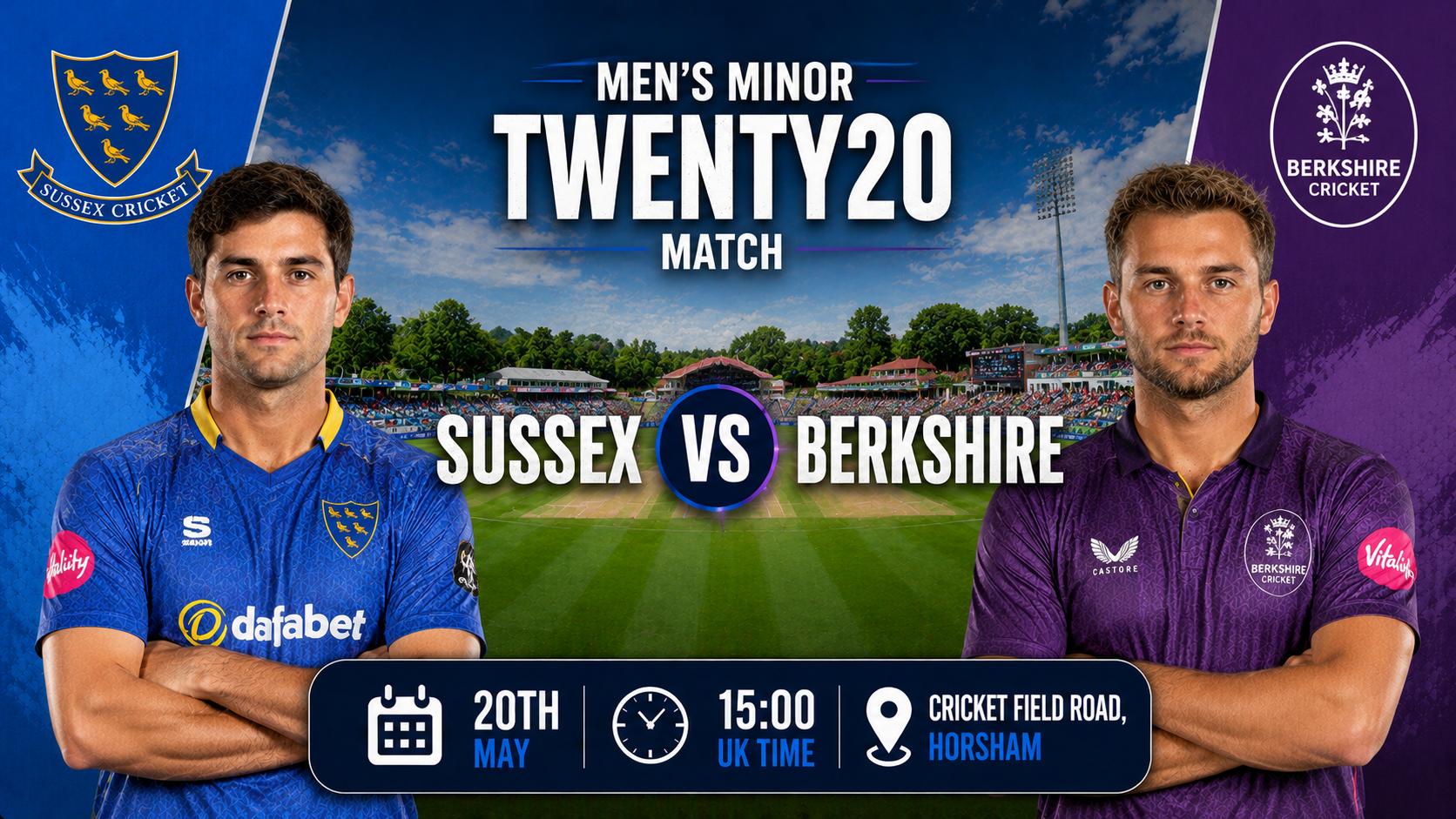 Read more about the article Sussex v Berkshire – 20 May – Preview & Prediction