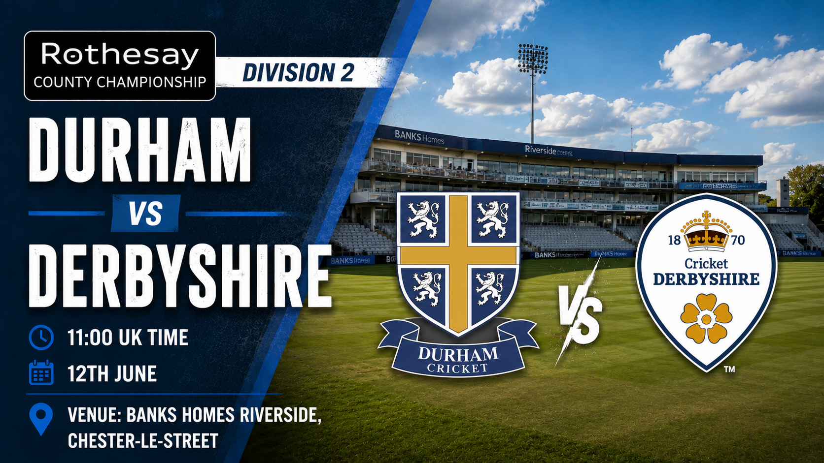 Read more about the article Durham v Derbyshire – 12 June – Preview & Prediction
