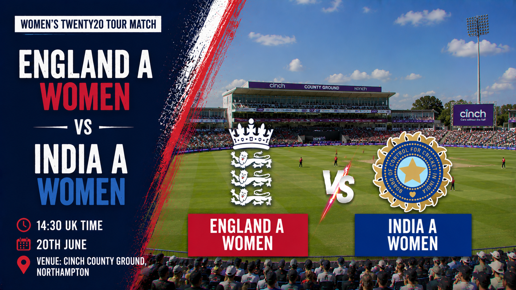 Read more about the article England A Women v India A Women – 20 June – Preview & Prediction
