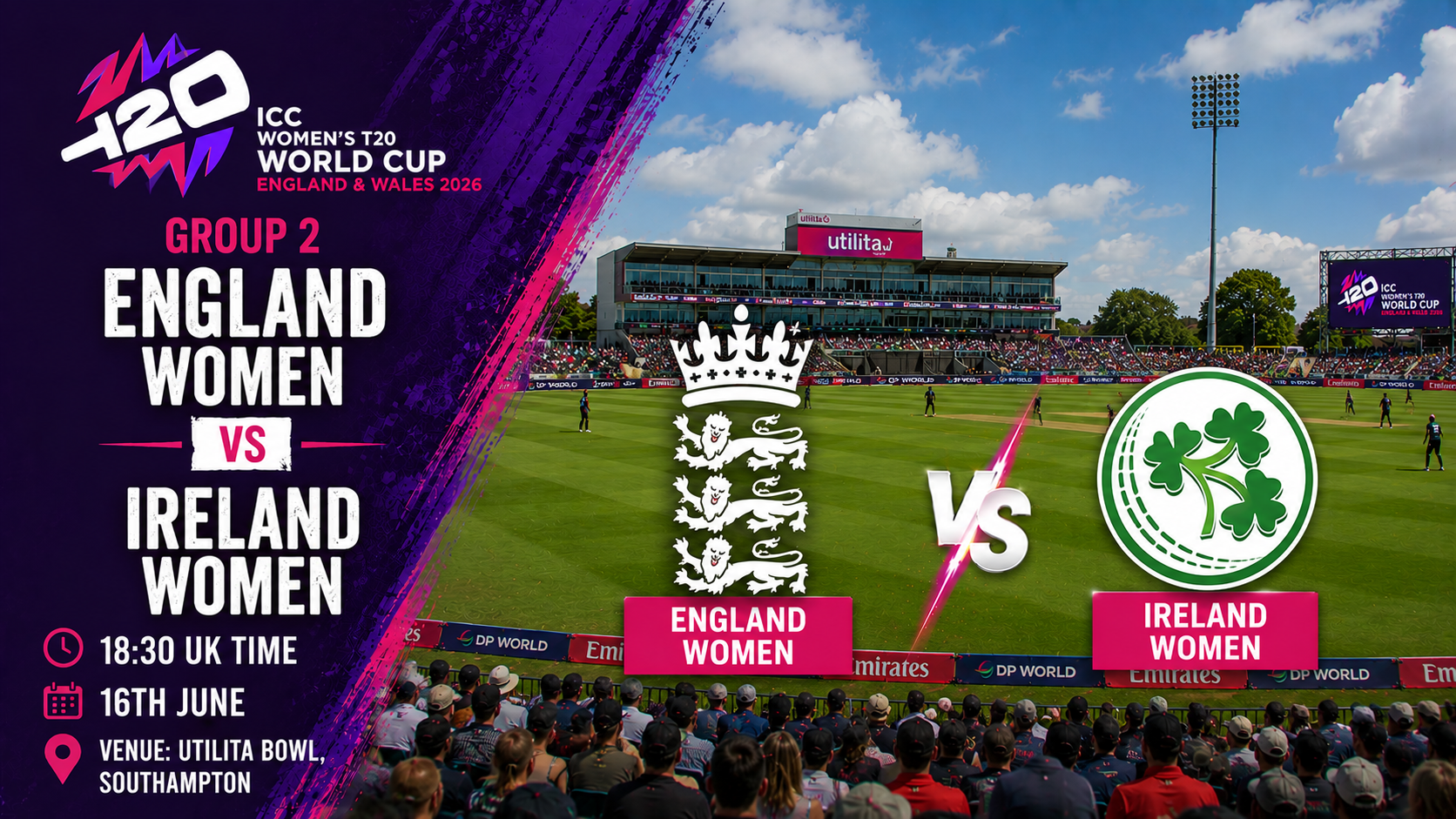 Read more about the article England Women v Ireland Women – 16 June – Preview & Prediction