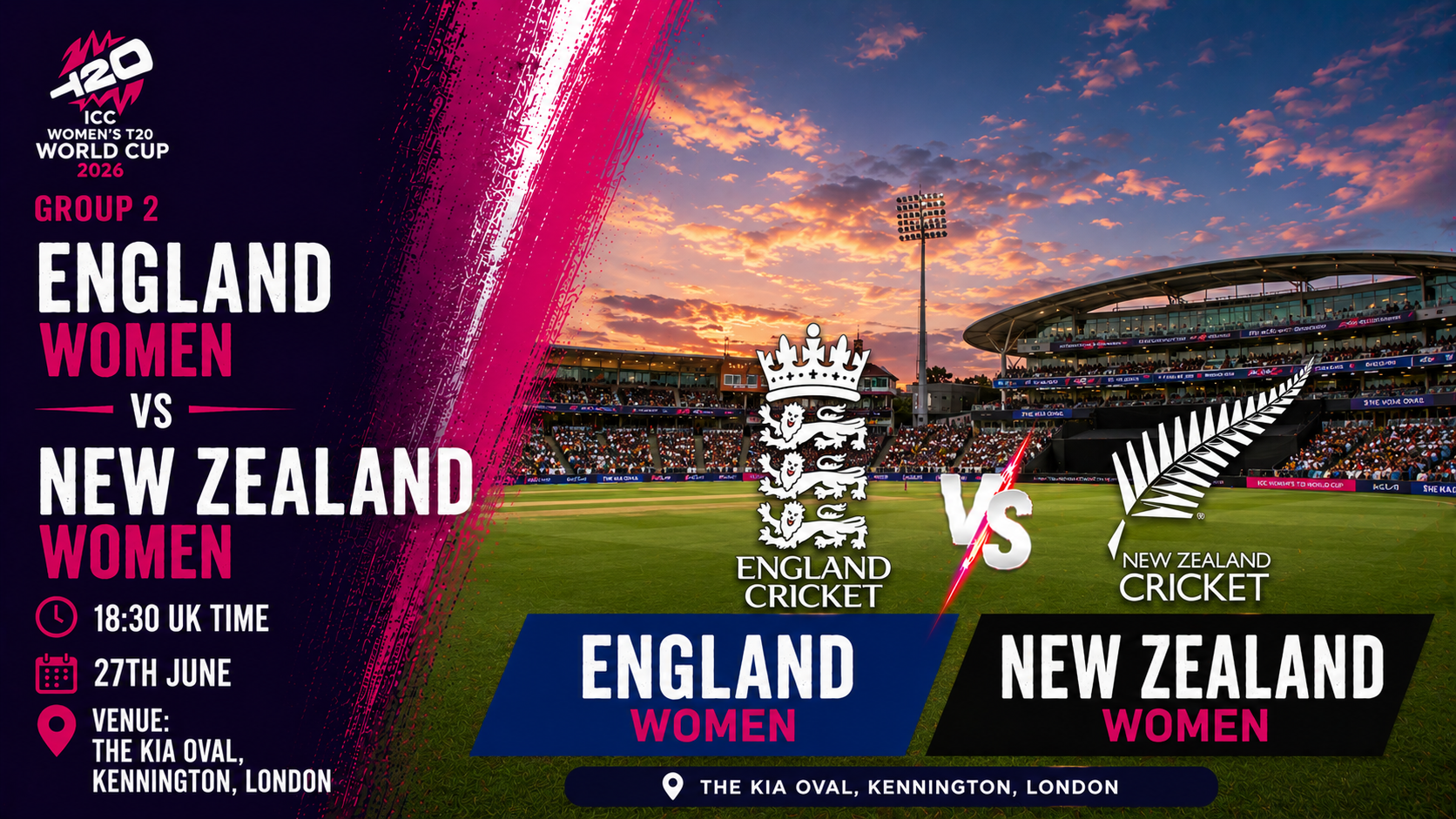 Read more about the article England Women v New Zealand Women – 27 June – Preview & Prediction