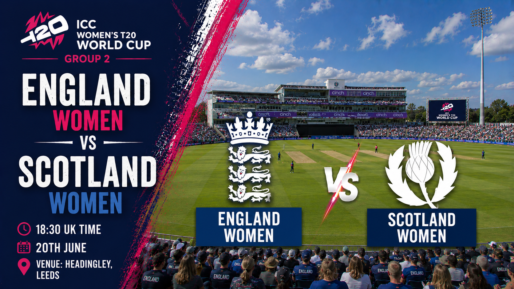 Read more about the article England Women v Scotland Women – 20 June – Preview & Prediction
