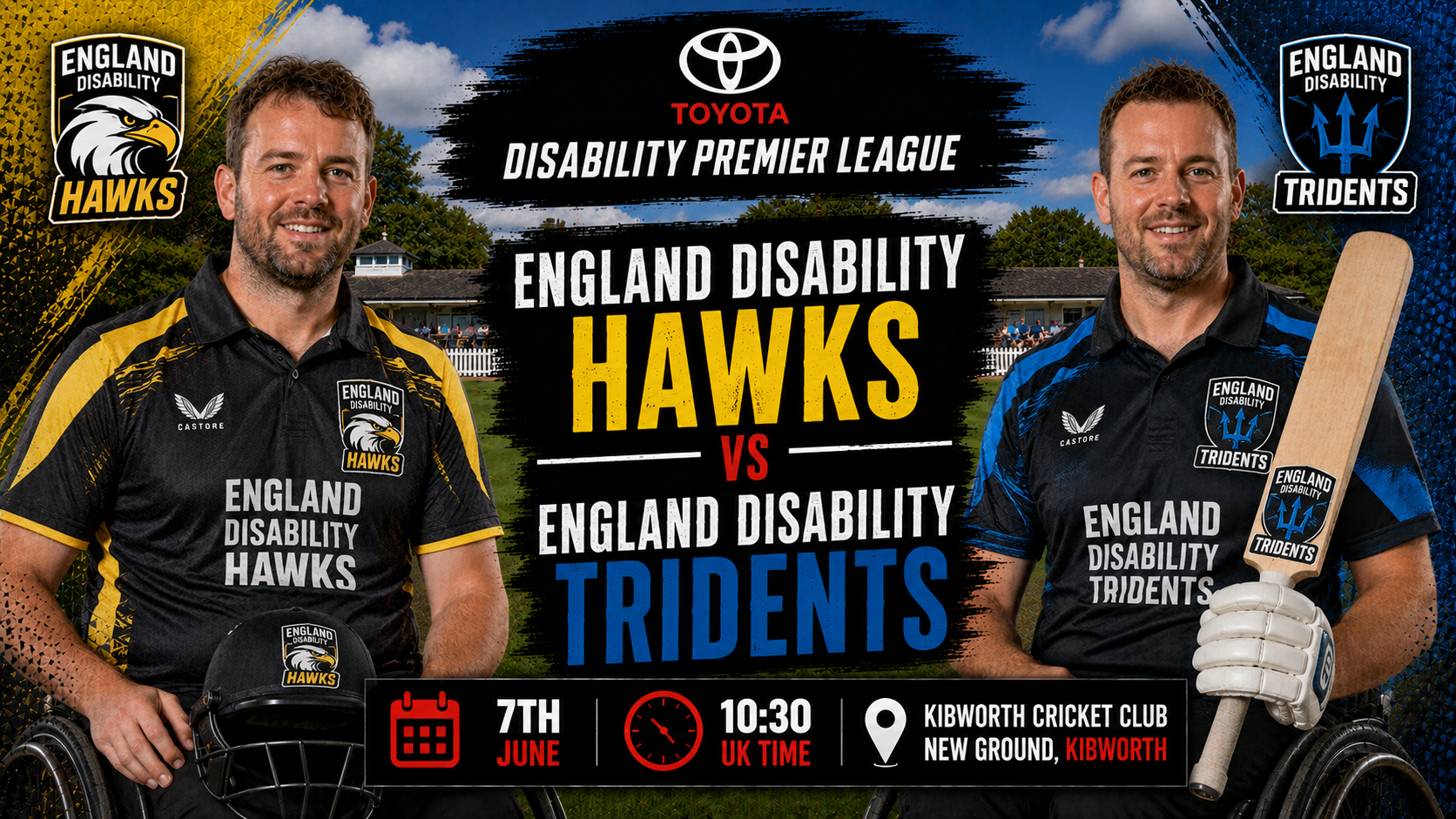 Read more about the article England Disability Hawks v England Disability Tridents – 7 June – Preview & Prediction