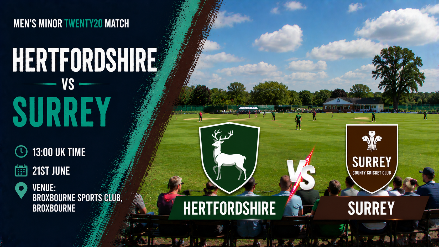 Read more about the article Hertfordshire v Surrey – 21 June – Preview & Prediction
