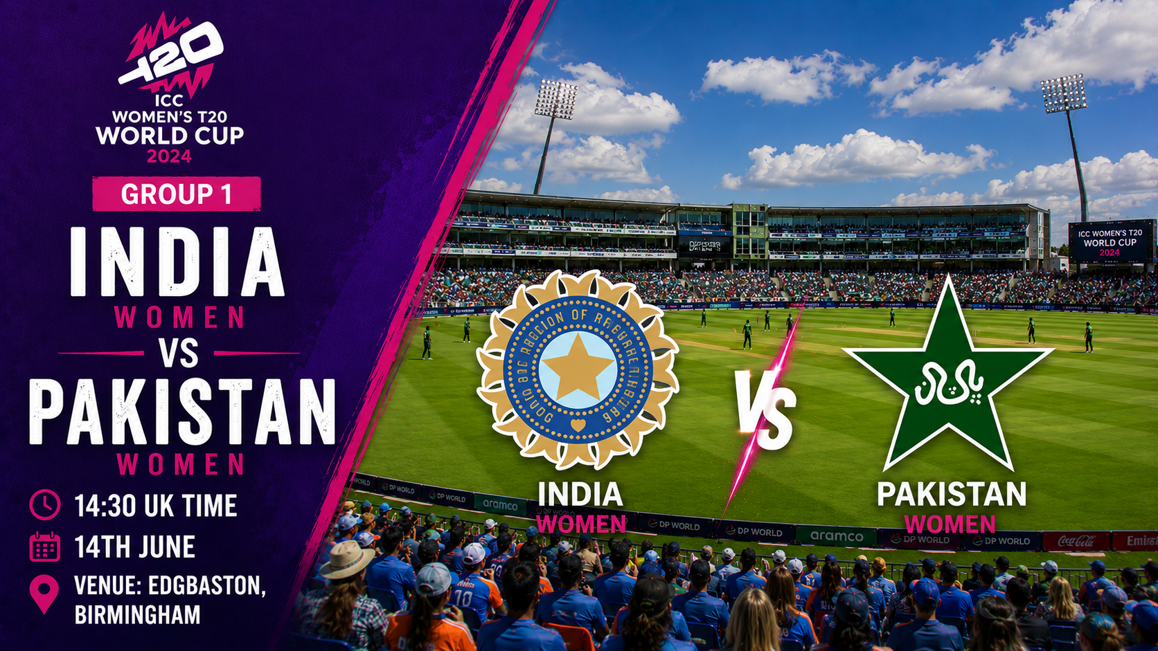 Read more about the article India Women v Pakistan Women – 14 June – Preview & Prediction