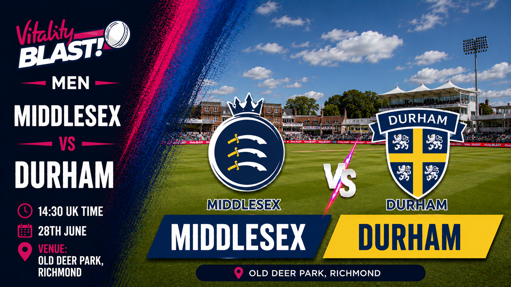 Read more about the article Middlesex v Durham – 28 June – Preview & Prediction