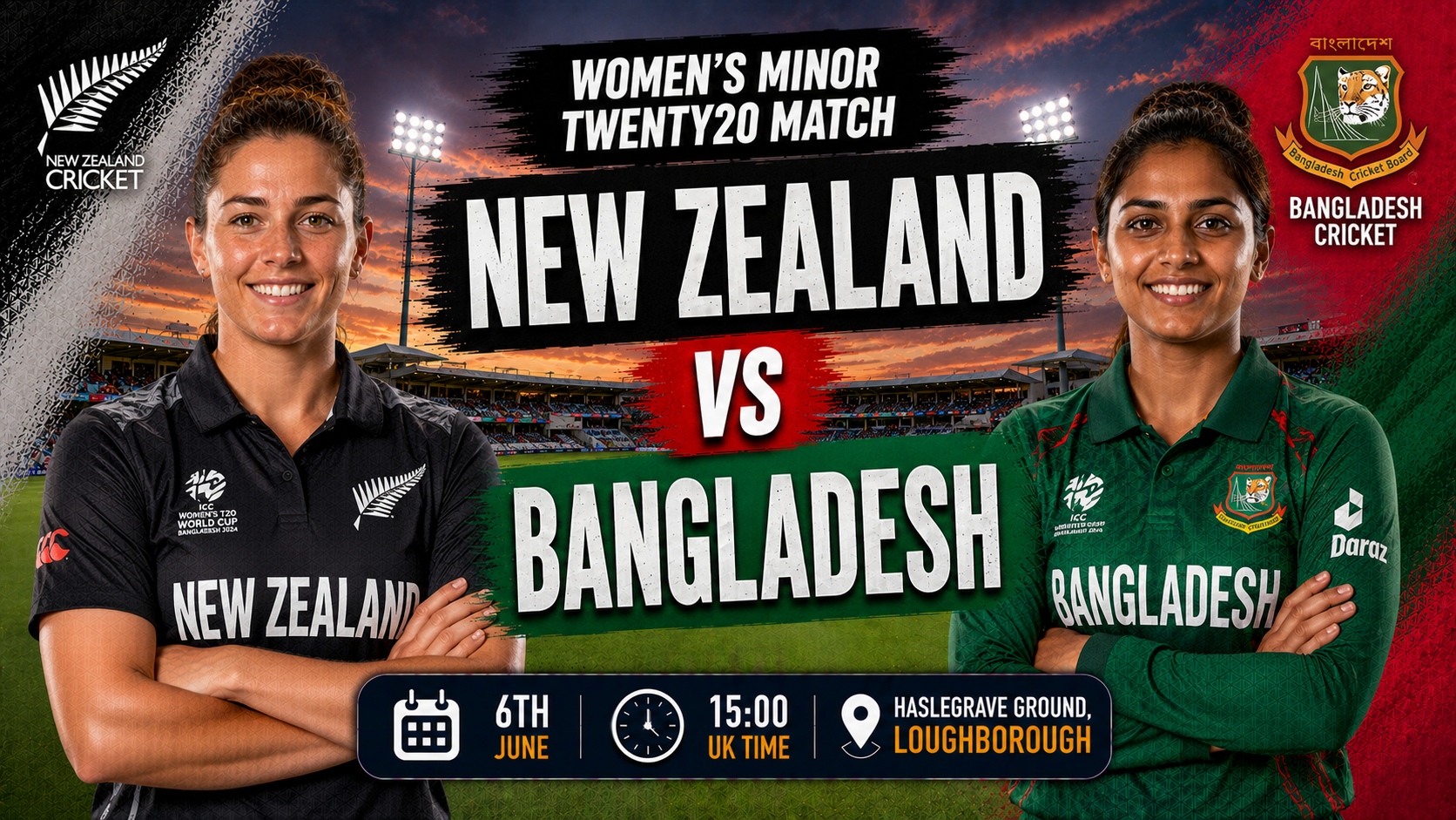 Read more about the article New Zealand Women v Bangladesh Women – 6 June – Preview & Prediction