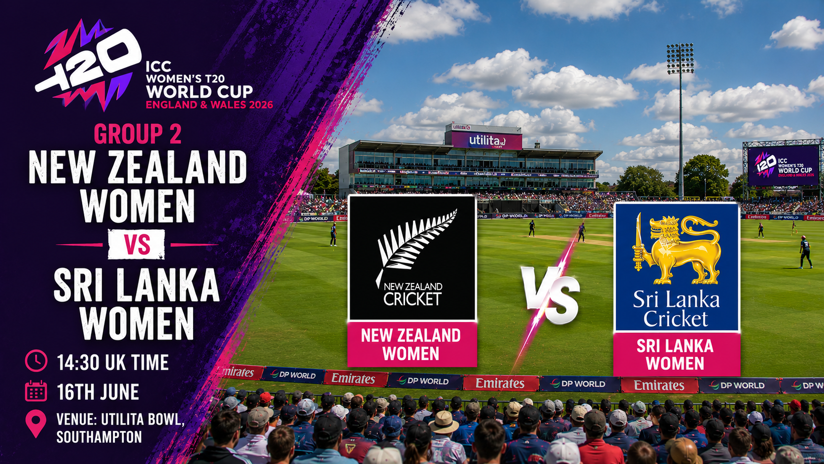 Read more about the article New Zealand Women v Sri Lanka Women – 16 June – Preview & Prediction
