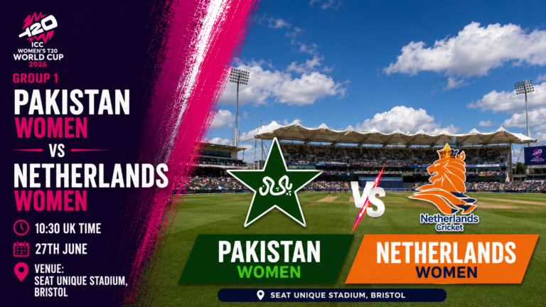 Read more about the article Pakistan Women v Netherlands Women – 27 June – Preview & Prediction