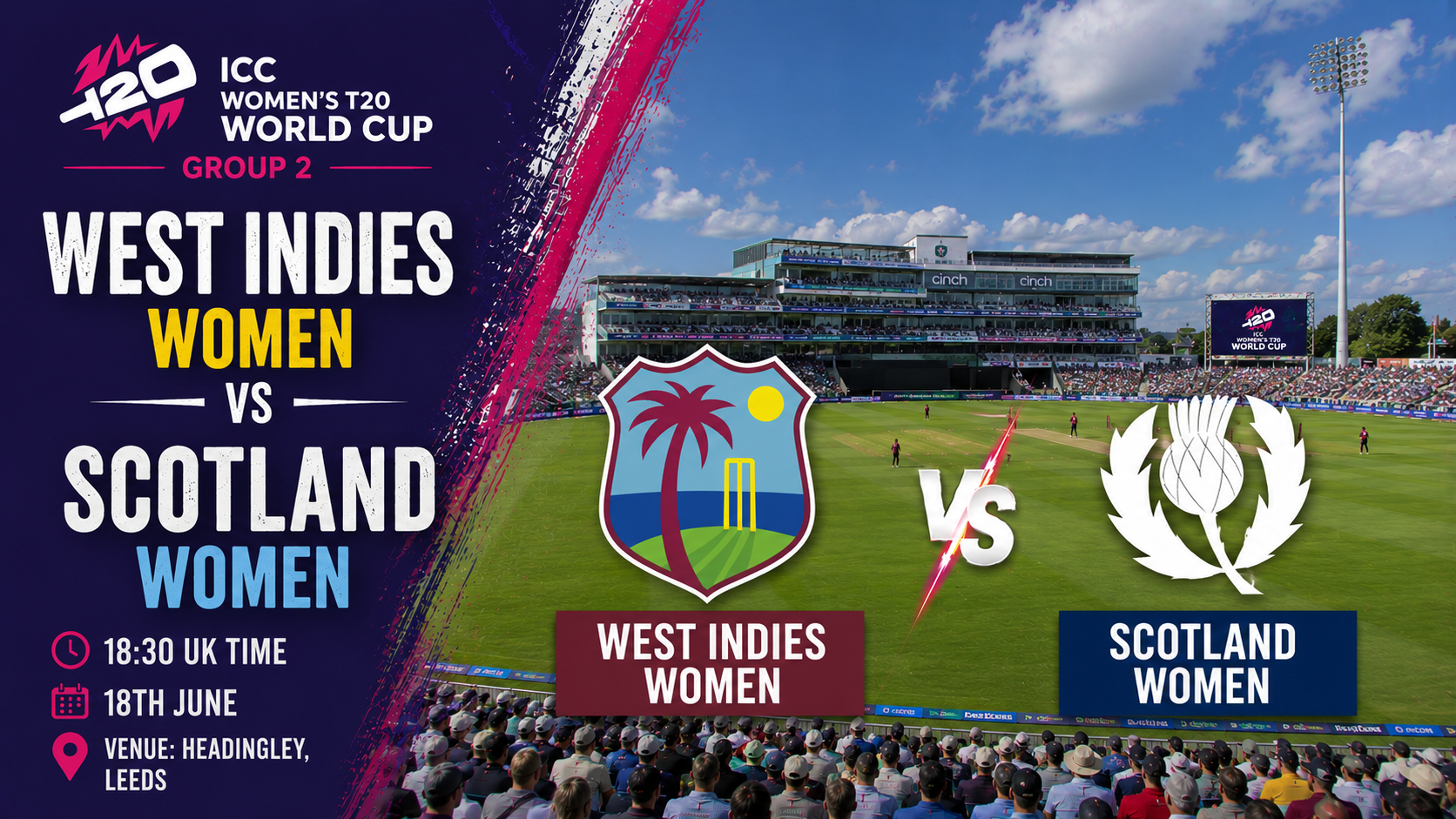 Read more about the article West Indies Women v Scotland Women – 18 June – Preview & Prediction