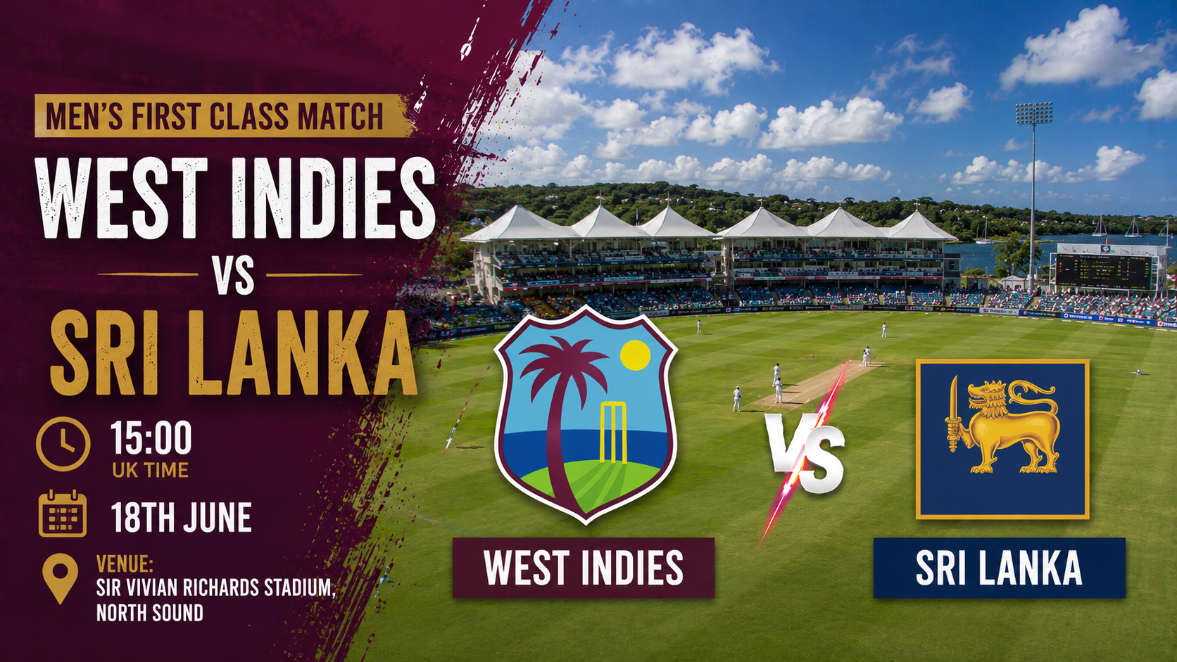 Read more about the article West Indies v Sri Lanka – 18 June – Preview & Prediction