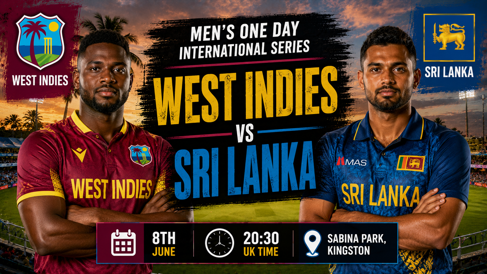 Read more about the article West Indies v Sri Lanka – 8 June – Preview & Prediction