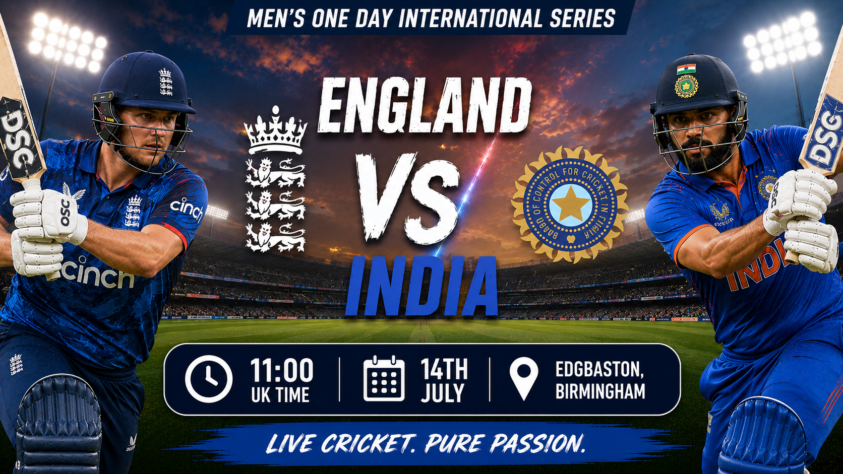 Read more about the article England v India – 14 July – Preview & Prediction
