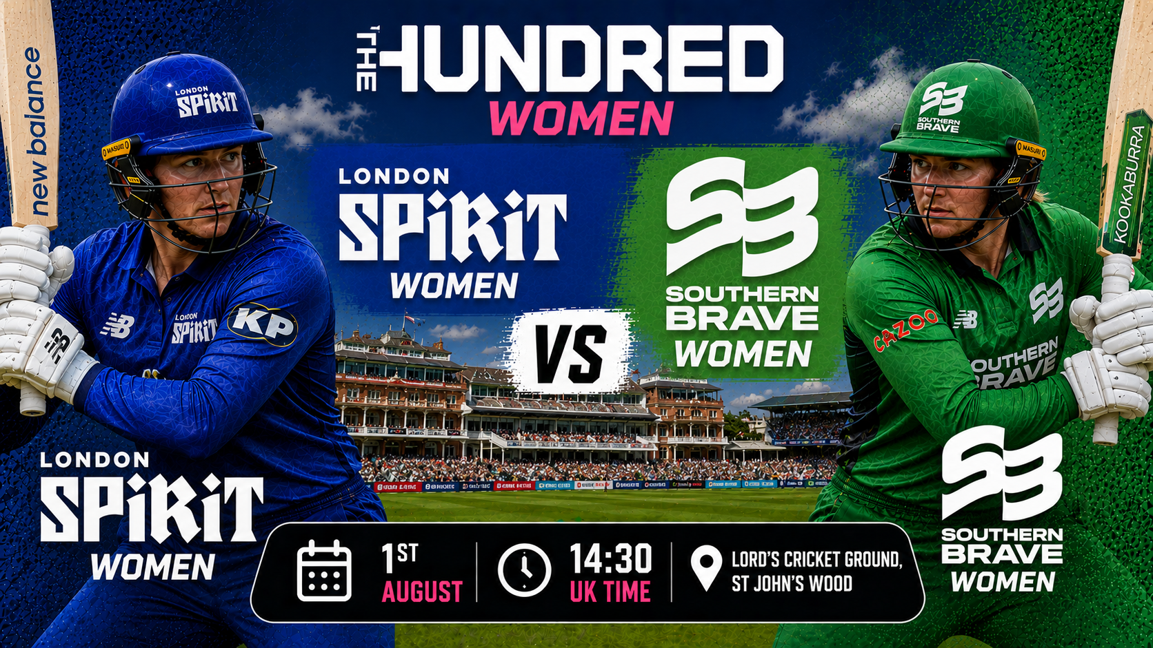 Read more about the article London Spirit Women v Southern Brave Women – 1 August – Preview & Prediction