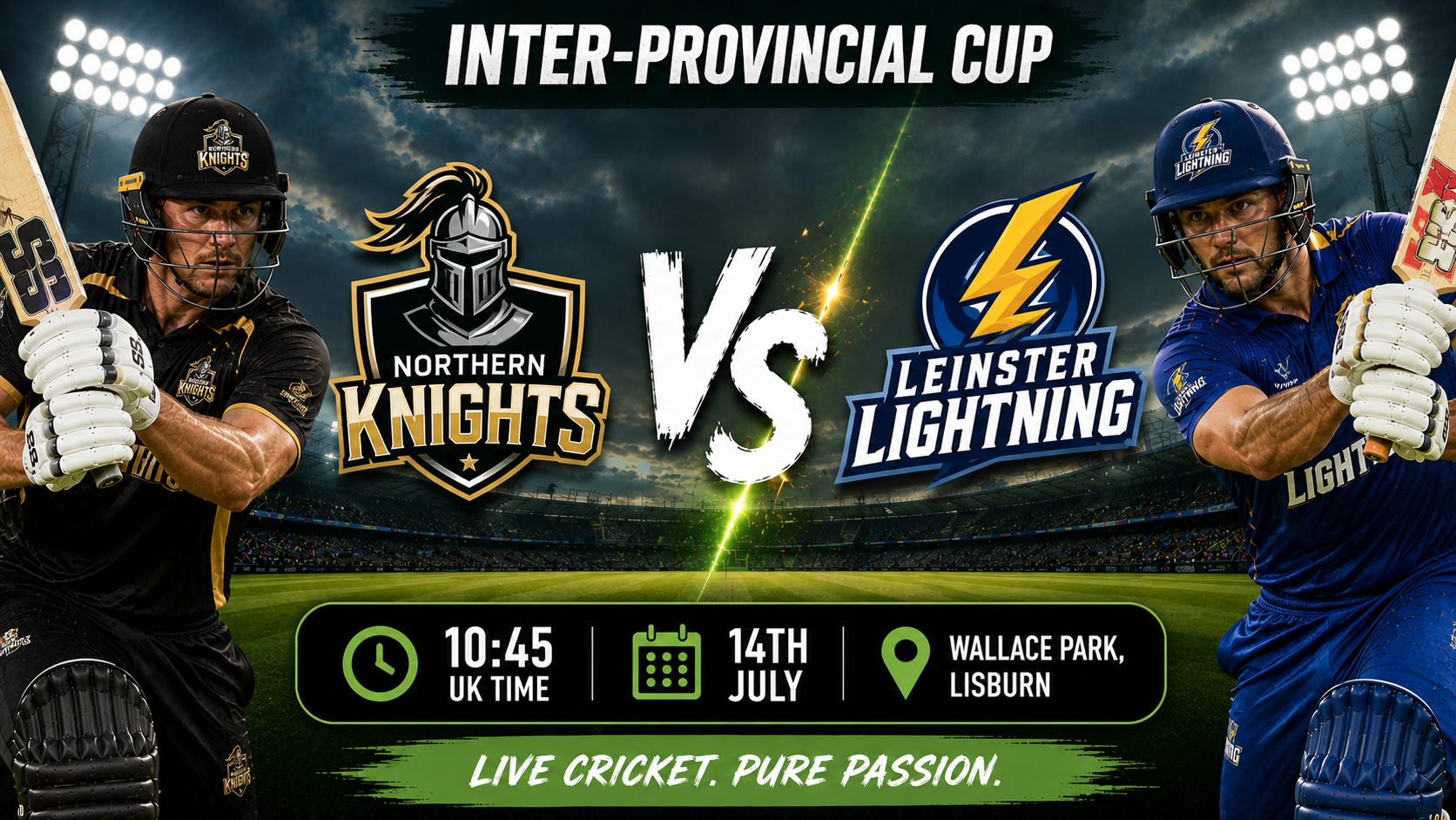 Read more about the article Northern Knights v Leinster Lightning – 14 July – Preview & Prediction