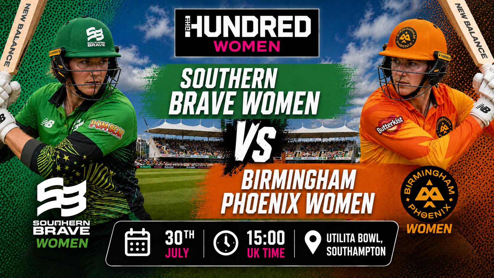 Read more about the article Southern Brave Women v Birmingham Phoenix Women – 30 July – Preview & Prediction