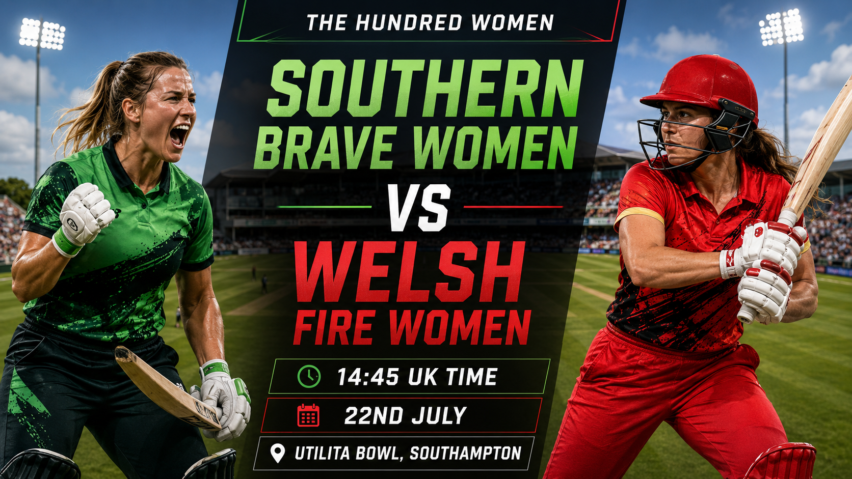 Read more about the article Southern Brave Women v Welsh Fire Women – 22 July – Preview & Prediction