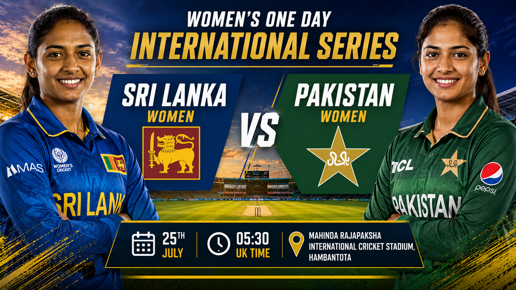 Read more about the article Sri Lanka Women v Pakistan Women – 25 July – Preview & Prediction