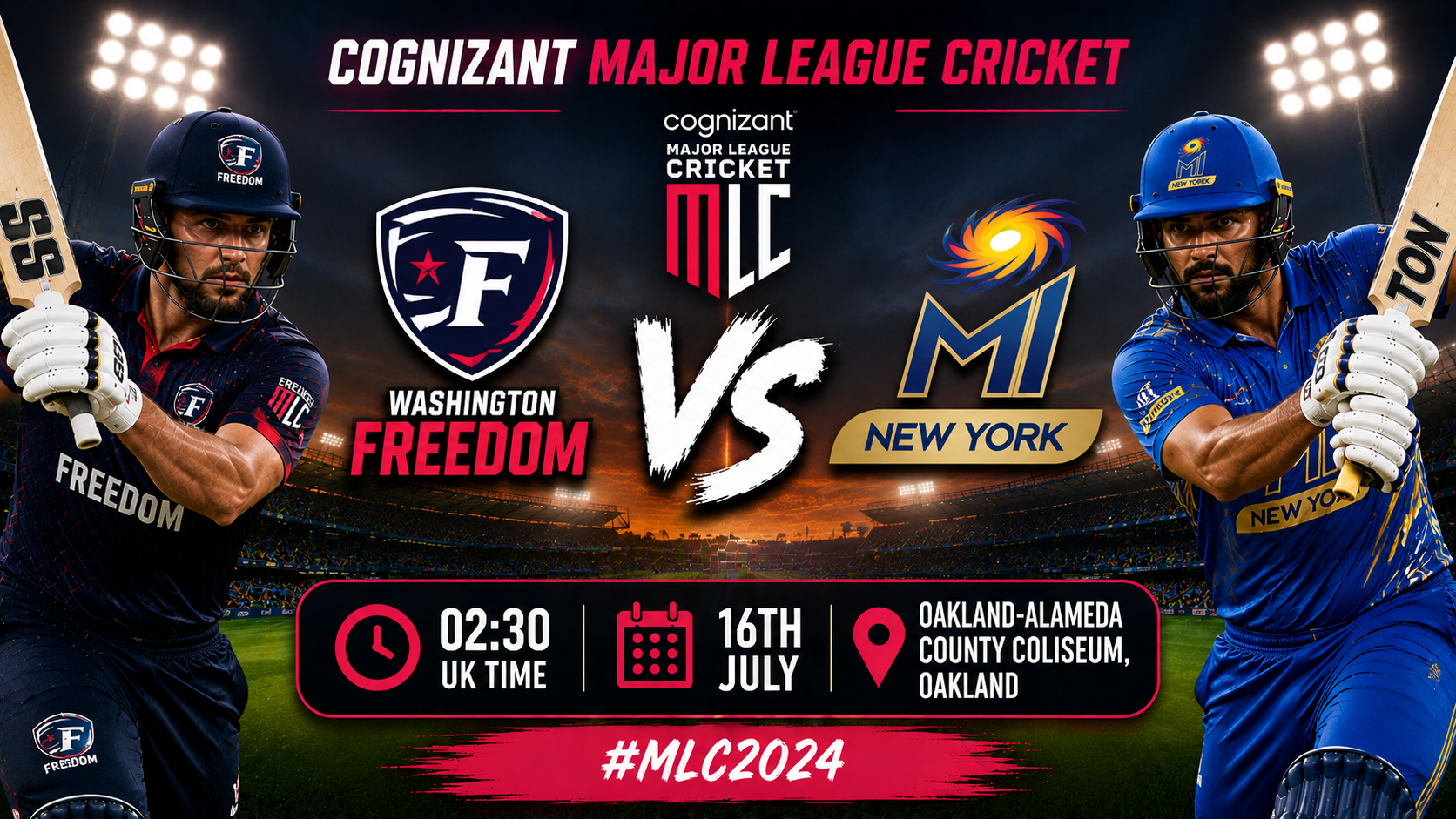 Read more about the article Washington Freedom v MI New York – 16 July – Preview & Prediction