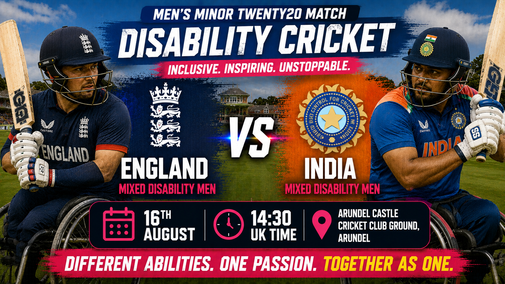 Read more about the article England Mixed Disability Men v India Mixed Disability Men – 16 August – Preview & Prediction