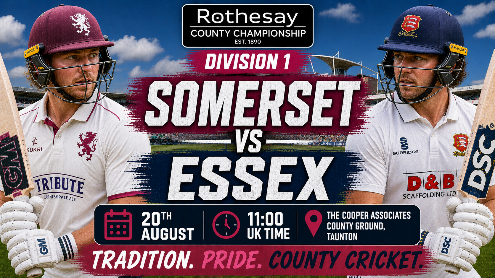 Read more about the article Somerset v Essex – 20 August – Preview & Prediction
