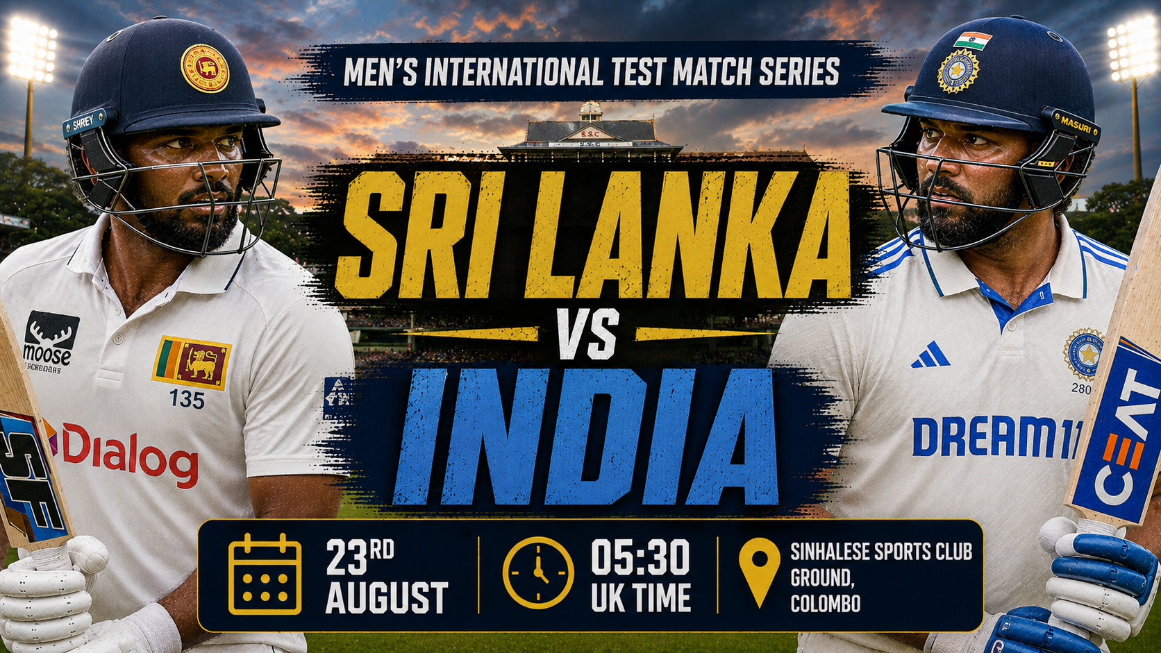 Read more about the article Sri Lanka v India – 23 August – Preview & Prediction